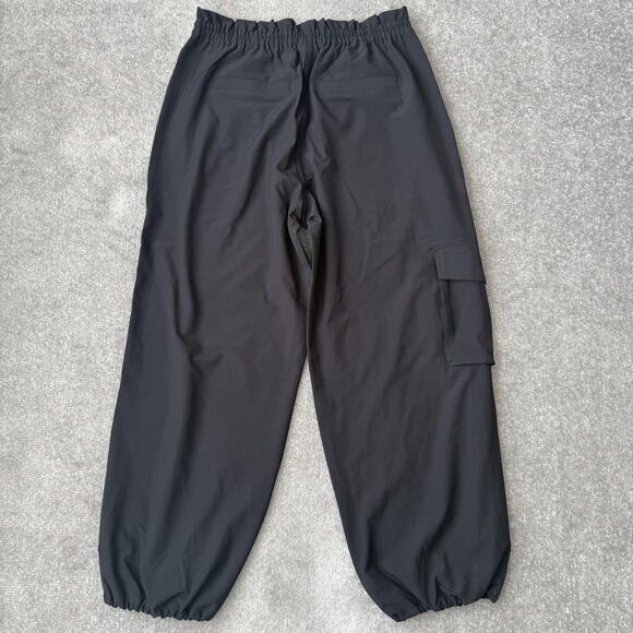 Spanx Pants Womens Large Black Cargo Jogger Elastic Waist Bungee Cuffs Stretch - Picture 9 of 12